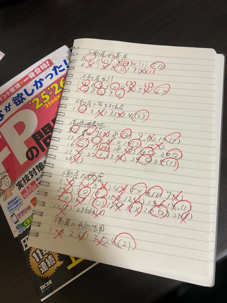 FP3級の勉強 独学 不動産